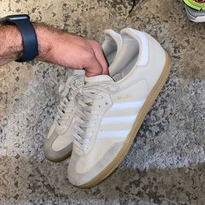 Adidas Samba - Off white, White, Gum bottom